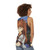 Smug Anime Unisex Tank Top - women back