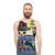 Unisex reggae dancehall electro tank top with conceptual artwork - men