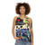 Unisex reggae dancehall electro tank top with conceptual artwork - women