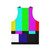 SMPTE color bars unisex tank top - Back