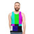 SMPTE color bars unisex tank top - men