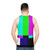 SMPTE color bars unisex tank top - men back