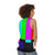 SMPTE color bars unisex tank top - women back
