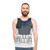 Unisex tank top with galactic armor design - men