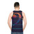 Colorful Bass Clef Unisex Music Tank Top - men back