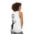 Retro Smirking Mr D Unisex Tank Top - women back