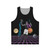 Retro vaporwave basketball unisex tank top