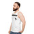 Fisherman unisex tank top for outdoor sports and hobbies - men side