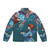 Nausicaa puffer jacket with insect and glow pattern - Back