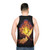 Dark Souls inspired unisex tank top with a skull and skeleton design - men back