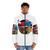 Chicago Northside Sports Quad Puffer Jacket featuring iconic Chicago sports teams and players - men front