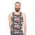 Firefighter fire rescue unisex tank top - men