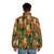 Chewbacca and Aquaman collage puffer jacket - men back