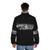 Chevy Silverado Square Body Pickup Puffer Jacket in Black - men back