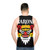 Barong digital art style unisex tank top - men back