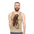 Vintage bear cycling unisex tank top - men