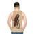 Vintage bear cycling unisex tank top - men back