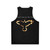 Unisex gothic tank top with The Crow inspired design - Back