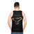 Unisex gothic tank top with The Crow inspired design - men back