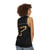 Unisex gothic tank top with The Crow inspired design - women back