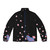 Soft, cozy puffer jacket with a beautiful cherry blossom and sea slug design