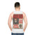 Barb's missing poster unisex tank top from Stranger Things - men back