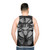 Baphomet abstract art unisex tank top - men back