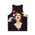 Unisex tank top with alejandro mogollo art design - Back