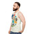 Unisex tank top with vibrant animal print design - men side