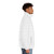 Cheerleading puffer jacket in vibrant colors with cheerleading graphic design - men side right