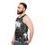 Banksy Splash Dog Graffiti Unisex Tank Top - men side