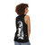 Final Fantasy XIII Lightning Black and White Unisex Tank Top - women back