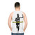 Banksy Marathon Runner Police Line Unisex Tank Top - men back