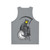 Banksy Grim Reaper Clock Unisex Tank Top - Back