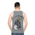 Banksy Grim Reaper Clock Unisex Tank Top - men back