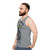 Banksy Grim Reaper Clock Unisex Tank Top - men side