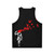 Banksy-inspired butterfly unisex tank top - Back