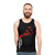 Banksy-inspired butterfly unisex tank top - men