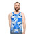 Skydiving Unisex Tank Top with Vibrant Abstract Patterns - men