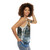 Vintage horror movie themed unisex tank top - women side