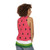 Watermelon abstract unisex tank top - women back