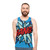 Retro comic book pop art graphic unisex tank top - men