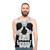 Skull graphic unisex tank top - men