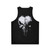 Gothic skull unisex tank top - Back