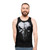 Gothic skull unisex tank top - men