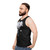 Gothic skull unisex tank top - men side