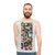 Unisex superhero tank top - men