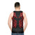 Fighting Fenrir Red Unisex Tank Top - men back