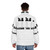 Charade You Are Puffer Jacket featuring a psychedelic design inspired by the album artwork of Pink Floyd's "Animals" - men back