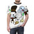 Illustration of characters from the Battleblock Theater video game on a t-shirt - men front